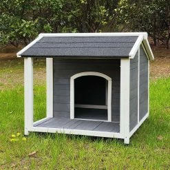 35.83 in. W Outdoor Wooden Dog House by Foobrues 16 35.83 in. W Outdoor Wooden Dog House by Foobrues -Cheap Bird & Wildlife Supplies Store burlywood foobrues dog houses lnn 23170277 44 1000