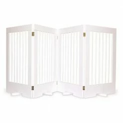 4-Panel Freestanding Pet Gate in White by Cardinal Gates