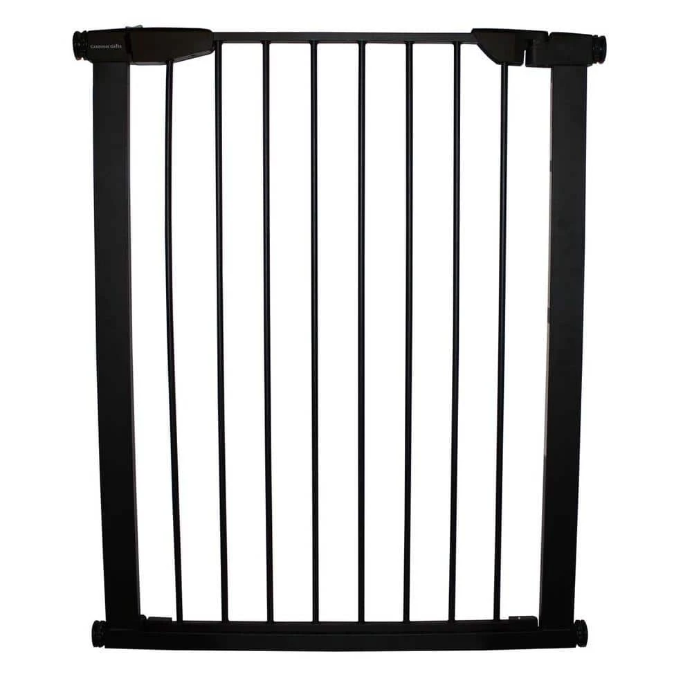 36 in. H x 29.5 in. to 32.5 in. W x 1 in. D Black Extra Tall Premium Pressure Gate by Cardinal Gates 1 36 in. H x 29.5 in. to 32.5 in. W x 1 in. D Black Extra Tall Premium Pressure Gate by Cardinal Gates