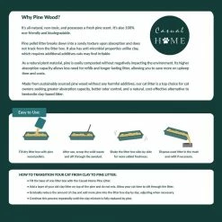 20 lbs. 100% Natural Pine Pellet Unscented Non-Clumping Cat Litter by Casual Home 22 20 lbs. 100% Natural Pine Pellet Unscented Non-Clumping Cat Litter by Casual Home -Cheap Bird & Wildlife Supplies Store casual home cat litter tray liners cl000 10 76 1000