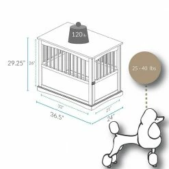 White Pet Crate End Table with Gate - Large by Casual Home 16 White Pet Crate End Table with Gate - Large by Casual Home -Cheap Bird & Wildlife Supplies Store casual home dog crates crate pads 600 21 76 1000