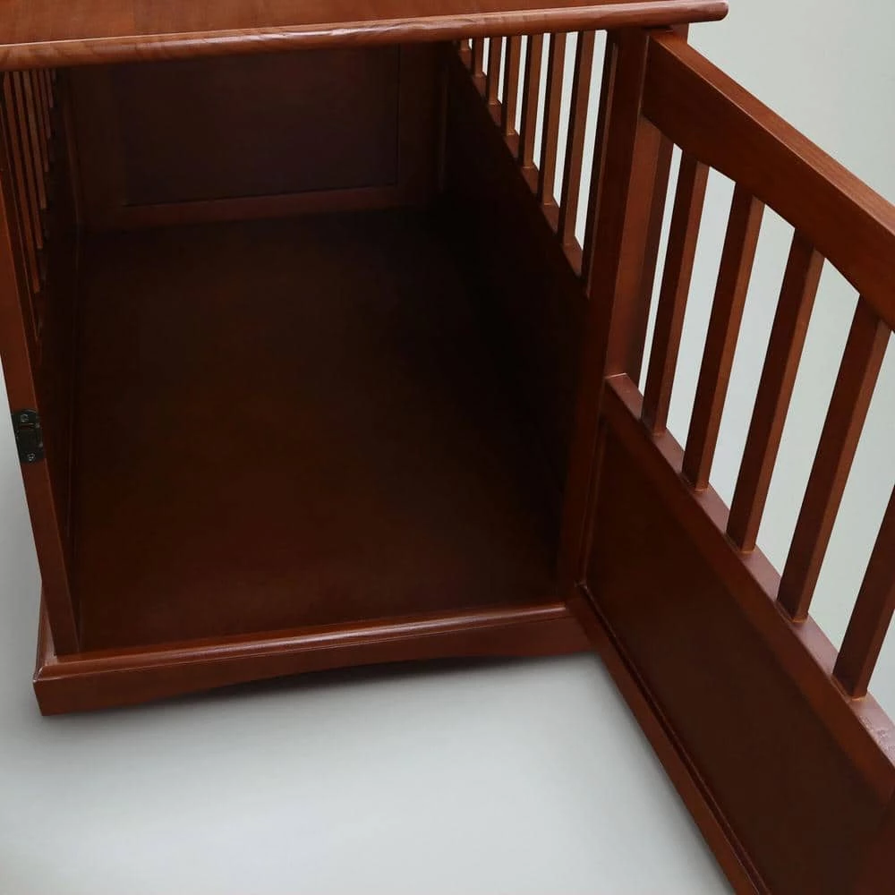 Small Pet Crate End Table, Walnut by Casual Home 6 Small Pet Crate End Table, Walnut by Casual Home - Image 6