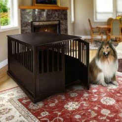 Extra Large Wood Pet Crate Espresso End Table by Casual Home 17 Extra Large Wood Pet Crate Espresso End Table by Casual Home -Cheap Bird & Wildlife Supplies Store casual home dog crates crate pads 600 84 31 1000