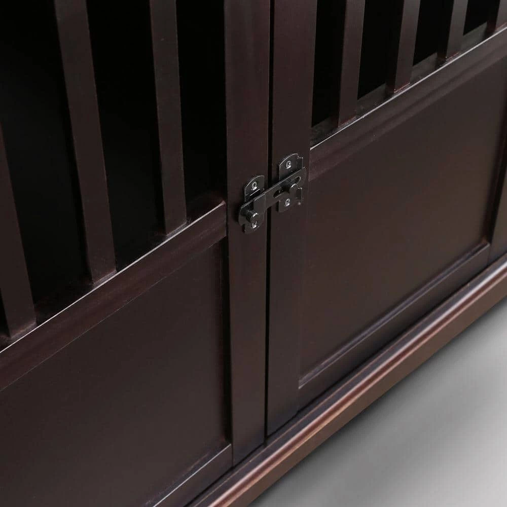 Extra Large Wood Pet Crate Espresso End Table by Casual Home 8 Extra Large Wood Pet Crate Espresso End Table by Casual Home - Image 8