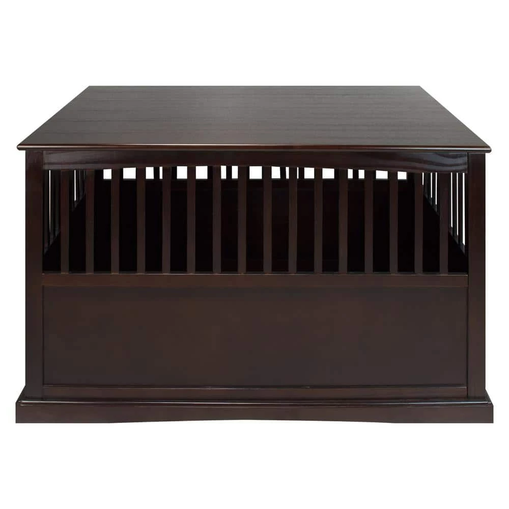 Extra Large Wood Pet Crate Espresso End Table by Casual Home 3 Extra Large Wood Pet Crate Espresso End Table by Casual Home - Image 3