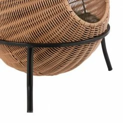 Nala Medium Brown Wicker Cat Condo Bed by Sam's Pets 23 Nala Medium Brown Wicker Cat Condo Bed by Sam's Pets -Cheap Bird & Wildlife Supplies Store cat beds sp cb1294br 1f 1000