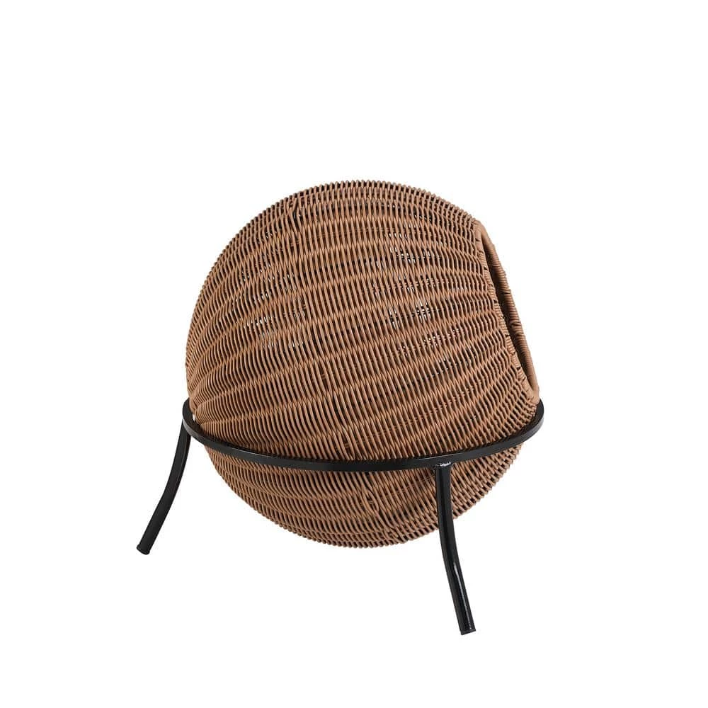 Nala Medium Brown Wicker Cat Condo Bed by Sam's Pets 9 Nala Medium Brown Wicker Cat Condo Bed by Sam's Pets - Image 9