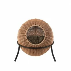 Nala Medium Brown Wicker Cat Condo Bed by Sam's Pets 21 Nala Medium Brown Wicker Cat Condo Bed by Sam's Pets -Cheap Bird & Wildlife Supplies Store cat beds sp cb1294br c3 1000