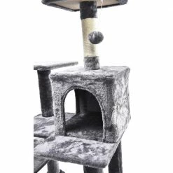 7-Level Plush and Sisal Cat Activity Tree: Condo, Bed, Hammock, Hangout Posts and Hanging Cat Toys, Gray, Large by CAT CRAFT 11 7-Level Plush and Sisal Cat Activity Tree: Condo, Bed, Hammock, Hangout Posts and Hanging Cat Toys, Gray, Large by CAT CRAFT -Cheap Bird & Wildlife Supplies Store cat craft cat trees scratch posts 40536 44 1000