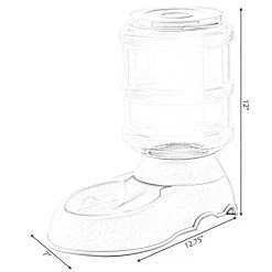 Automatic Self Dispensing Gravity Pet Feeder and Waterer for Cats and Dogs by Unbranded -Cheap Bird & Wildlife Supplies Store cat food bowls qi003699 p 66 1000