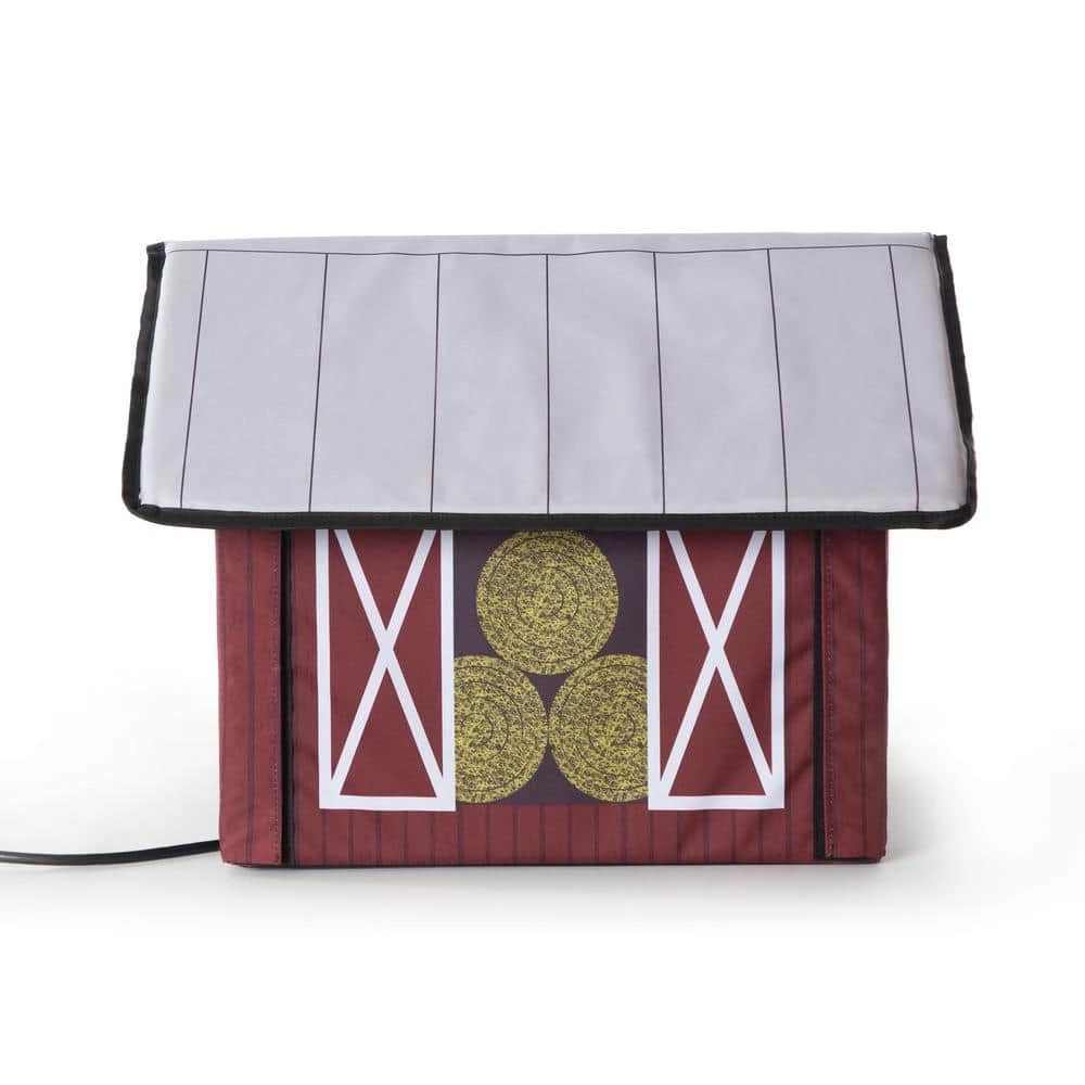 18 in. x 22 in. x 17 in. Outdoor Heated Kitty House-Barn Style by K and H Pet Products 2 18 in. x 22 in. x 17 in. Outdoor Heated Kitty House-Barn Style by K and H Pet Products - Image 2
