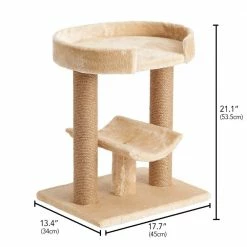 21.1 in. Laurel Cat Tree and Perch by Two By Two -Cheap Bird & Wildlife Supplies Store cat trees scratch posts 26 4f 1000