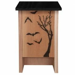 Decorated Cedar Bat House, Holds 50-Bats by Unbranded