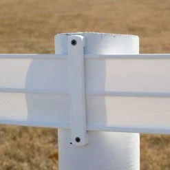 White Line Post Bracket by CenFlex -Cheap Bird & Wildlife Supplies Store cenflex corrals accessories 385070 31 1000