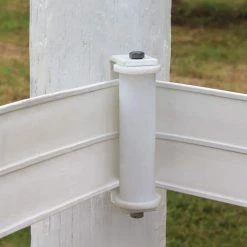 White Inside Corner Roller by CenFlex -Cheap Bird & Wildlife Supplies Store cenflex corrals accessories 385453 c3 1000