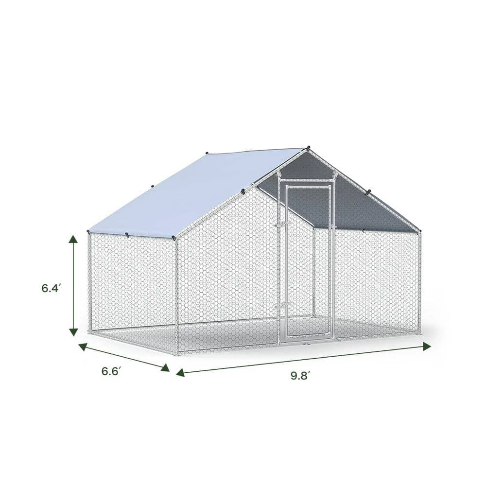 0.00149 Acre in Ground Metal Chicken Coop Walk-In Poultry Cage by Unbranded 2 0.00149 Acre in Ground Metal Chicken Coop Walk-In Poultry Cage by Unbranded - Image 2