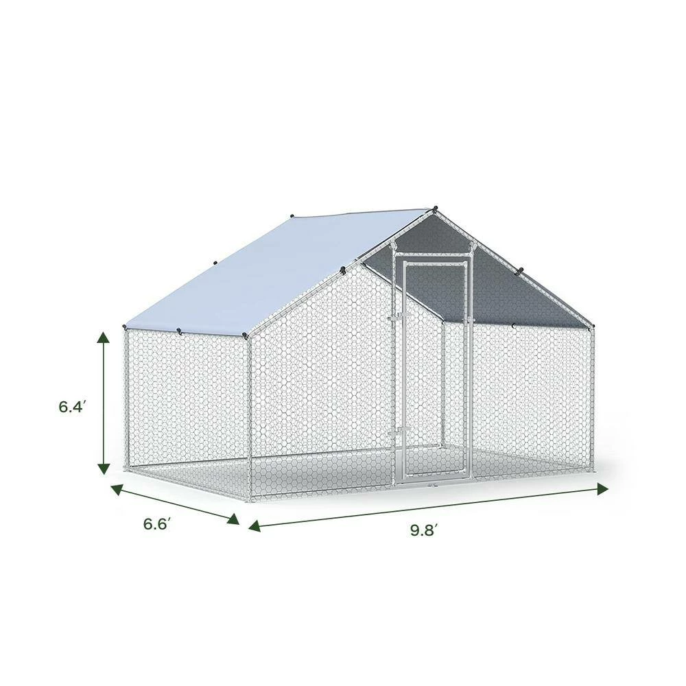 0.00149 Acre in Ground Metal Chicken Coop Walk-In Poultry Cage by Unbranded 2 0.00149 Acre in Ground Metal Chicken Coop Walk-In Poultry Cage by Unbranded - Image 2