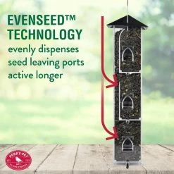 Evenseed Silo Hanging Bird Feeder - 3 lb. Capacity by Perky-Pet 13 Evenseed Silo Hanging Bird Feeder - 3 lb. Capacity by Perky-Pet -Cheap Bird & Wildlife Supplies Store clear bird feeders 112 c3 1000