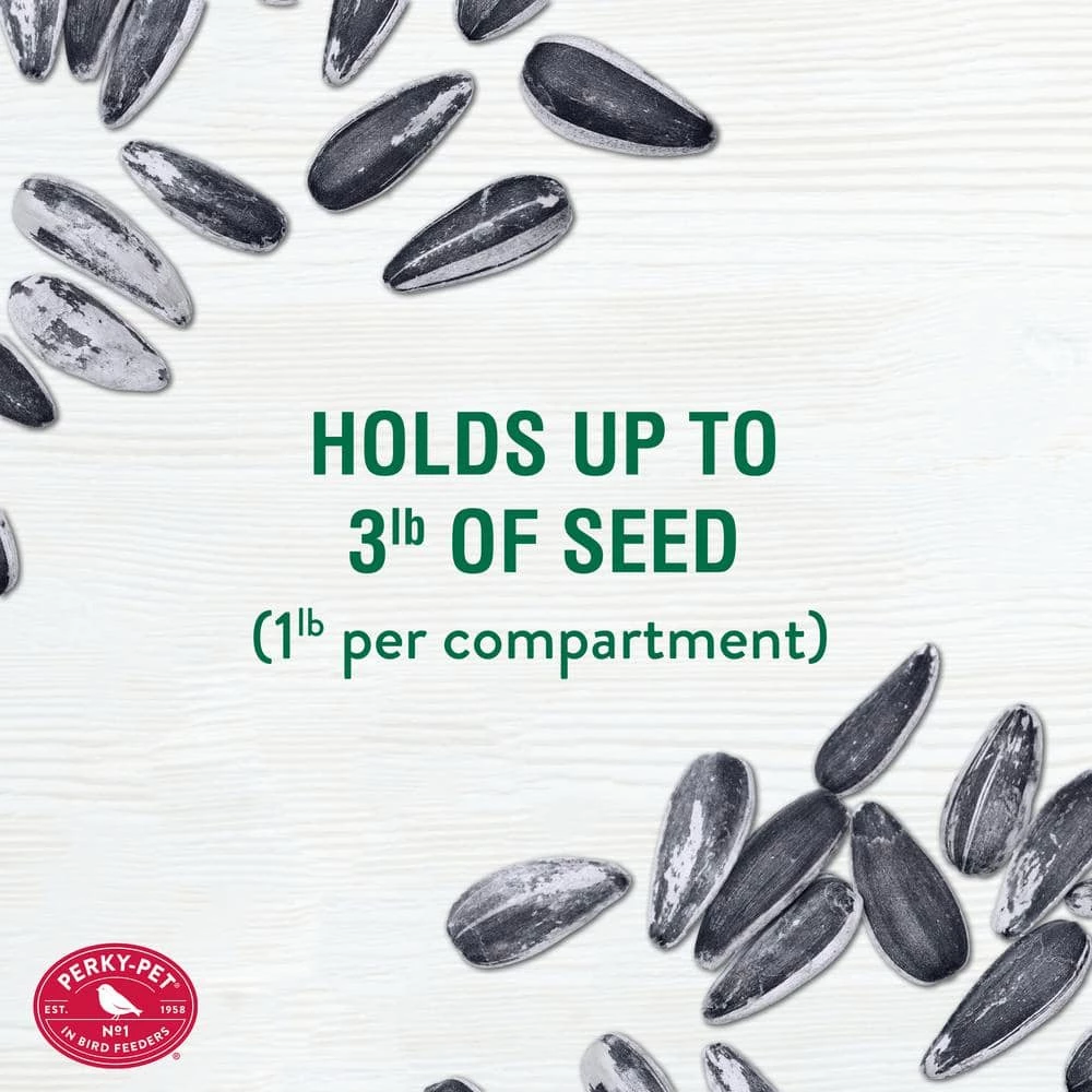 Evenseed Silo Hanging Bird Feeder - 3 lb. Capacity by Perky-Pet 8 Evenseed Silo Hanging Bird Feeder - 3 lb. Capacity by Perky-Pet - Image 8