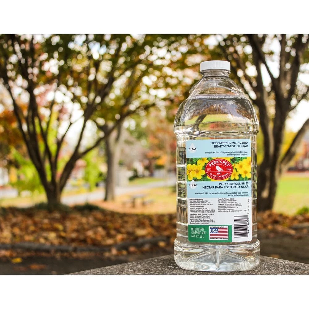 64 oz. Clear Ready-to-Use Hummingbird Nectar by Perky-Pet 4 64 oz. Clear Ready-to-Use Hummingbird Nectar by Perky-Pet - Image 4