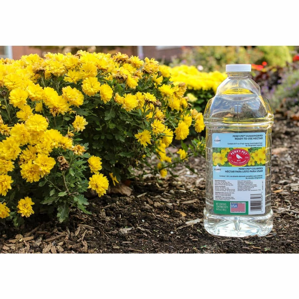 64 oz. Clear Ready-to-Use Hummingbird Nectar by Perky-Pet 2 64 oz. Clear Ready-to-Use Hummingbird Nectar by Perky-Pet - Image 2