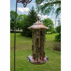 Triple Tube Deluxe Feeder by Unbranded 16 Triple Tube Deluxe Feeder by Unbranded -Cheap Bird & Wildlife Supplies Store copper bird feeders bf1003 76 1000