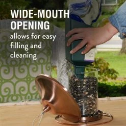 Copper Panorama Hanging Bird Feeder - 2 lb. Capacity by Perky-Pet -Cheap Bird & Wildlife Supplies Store copper perky pet bird feeders 312c fa 1000