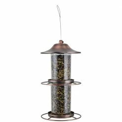 Copper Panorama Hanging Bird Feeder - 4.5 lb. Capacity by Perky-Pet 12 Copper Panorama Hanging Bird Feeder - 4.5 lb. Capacity by Perky-Pet -Cheap Bird & Wildlife Supplies Store copper perky pet bird feeders 325c 1f 1000