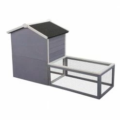 5 ft. x 1.9 ft. x 3 ft. Bunny House Small Animal House with Tray and Ramp by COZIWOW -Cheap Bird & Wildlife Supplies Store coziwow beds cages cw12h0383 66 1000