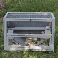 Hamster Cage House Small Animals Habitat by COZIWOW -Cheap Bird & Wildlife Supplies Store coziwow beds cages cw12w0483 4f 1000