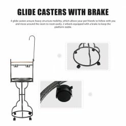 72 in. H Large Bird Play Stand Feeder Parrot Perch by COZIWOW -Cheap Bird & Wildlife Supplies Store coziwow bird cages carriers cw12f0399 t01 44 1000