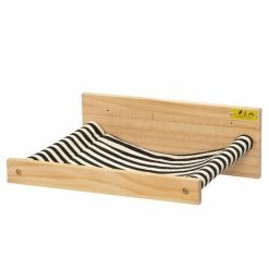 Cat Perch Shelf Wall-Mounted Wooden Hammock, Medium by COZIWOW