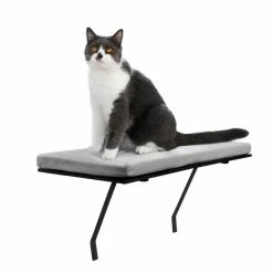 Cat Perch Wall Mount Set with Removable Mat by COZIWOW