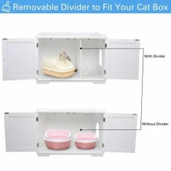 Large Cat House Litter Box Enclosure Hidden Kitty Washroom by COZIWOW -Cheap Bird & Wildlife Supplies Store coziwow cat houses cw12u0482 44 1000