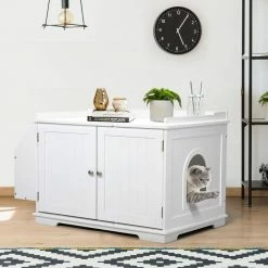 Large Cat House Litter Box Enclosure Hidden Kitty Washroom by COZIWOW -Cheap Bird & Wildlife Supplies Store coziwow cat houses cw12u0482 c3 1000