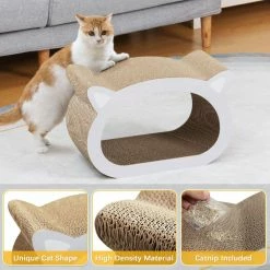Cat Scratching Board Lounge with Catnip by COZIWOW -Cheap Bird & Wildlife Supplies Store coziwow cat toys cw12y0323 1f 1000