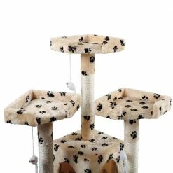 67 in. H Cat Tree Play House Kitty Tower with Scratching Posts by COZIWOW -Cheap Bird & Wildlife Supplies Store coziwow cat trees scratch posts cw12h0060 44 1000