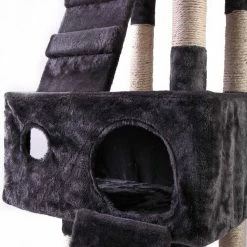 67 in. H Multi-Level Cat Tree Gray Kitten Condo by COZIWOW 17 67 in. H Multi-Level Cat Tree Gray Kitten Condo by COZIWOW -Cheap Bird & Wildlife Supplies Store coziwow cat trees scratch posts cw12w0052 76 1000