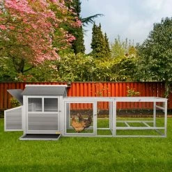 Large Wood Chicken Coop with Runs, Nesting Box by COZIWOW -Cheap Bird & Wildlife Supplies Store coziwow chicken coops cw12l0493 c3 1000