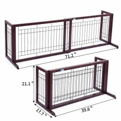 39 in.W to 71 in.W Dog Gate Indoor Fence by COZIWOW -Cheap Bird & Wildlife Supplies Store coziwow dog pens gates cw12h0239 44 1000