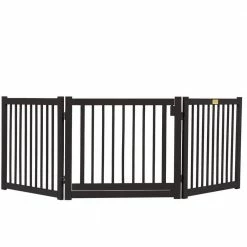 81 in.W Dog Gate for Doorway Freestanding Fence by COZIWOW