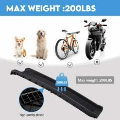 Portable Dog Ramp for Cars Trucks SUVs 61 in. L by COZIWOW 13 Portable Dog Ramp for Cars Trucks SUVs 61 in. L by COZIWOW -Cheap Bird & Wildlife Supplies Store coziwow dog steps ramps cw12e0290 44 1000