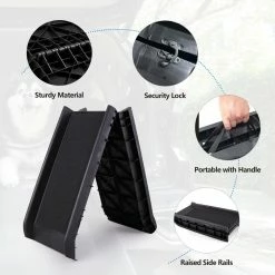 Portable Dog Ramp for Cars Trucks SUVs 61 in. L by COZIWOW 10 Portable Dog Ramp for Cars Trucks SUVs 61 in. L by COZIWOW -Cheap Bird & Wildlife Supplies Store coziwow dog steps ramps cw12e0290 c3 1000