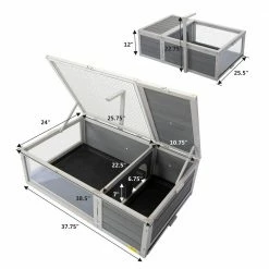 Tortoise House Weather Resistant Reptile Cage by COZIWOW 12 Tortoise House Weather Resistant Reptile Cage by COZIWOW -Cheap Bird & Wildlife Supplies Store coziwow habitats decor cw12h0491 1f 1000
