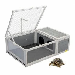Tortoise House Weather Resistant Reptile Cage by COZIWOW