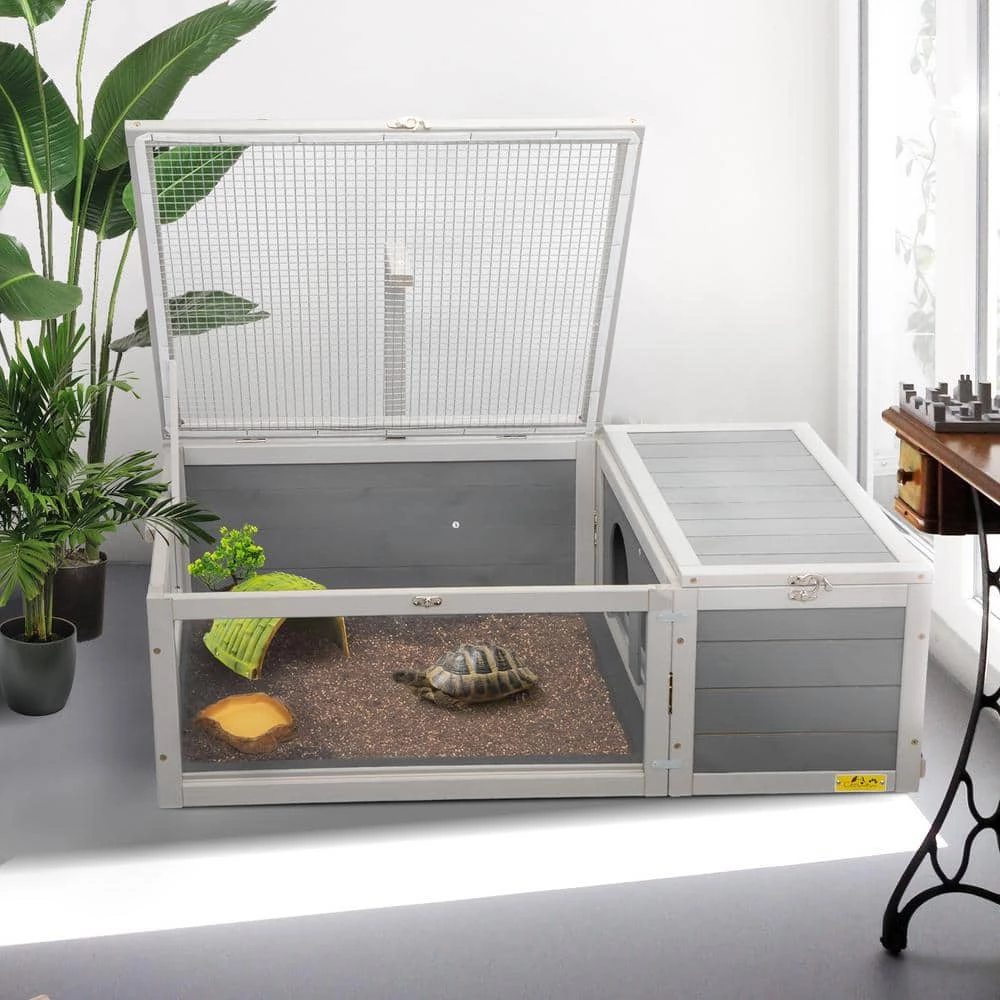 Tortoise House Weather Resistant Reptile Cage by COZIWOW 3 Tortoise House Weather Resistant Reptile Cage by COZIWOW - Image 3