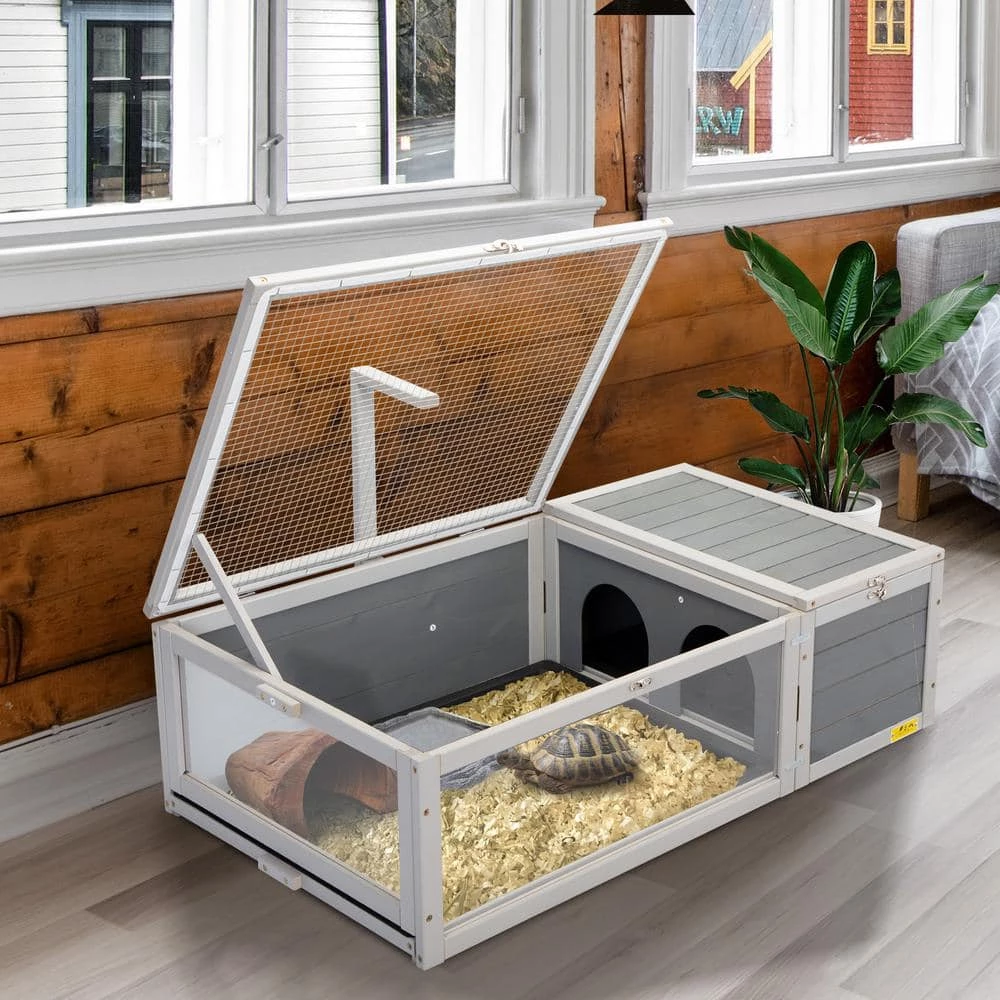 Tortoise House Weather Resistant Reptile Cage by COZIWOW 2 Tortoise House Weather Resistant Reptile Cage by COZIWOW - Image 2