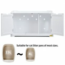 Cat Litter Box Enclosure Furniture, Washroom by COZIWOW -Cheap Bird & Wildlife Supplies Store coziwow litter boxes houses cw12h0329 76 1000