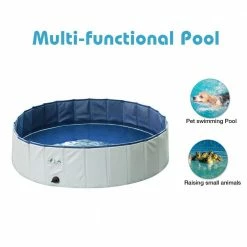 PVC Foldable Dog Pool Bath Medium Size Pet Tub by COZIWOW -Cheap Bird & Wildlife Supplies Store coziwow pet baths cw12x0340 4f 1000