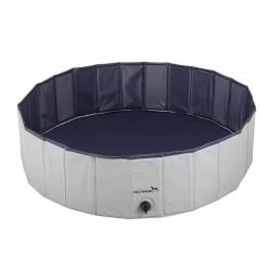 PVC Foldable Dog Pool Bath Medium Size Pet Tub by COZIWOW